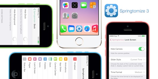 Springtomize 3 Ios全体をカスタマイズできる多機能ユーティリティ 脱獄アプリ Ibitzedge