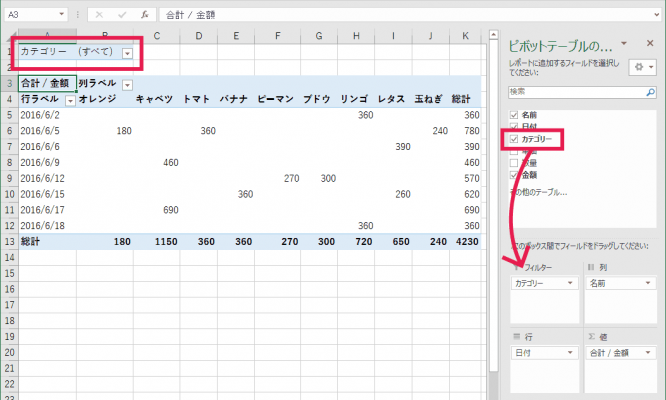 エクセルでピボットテーブルを作成し集計する方法[Excel] iBitzEdge