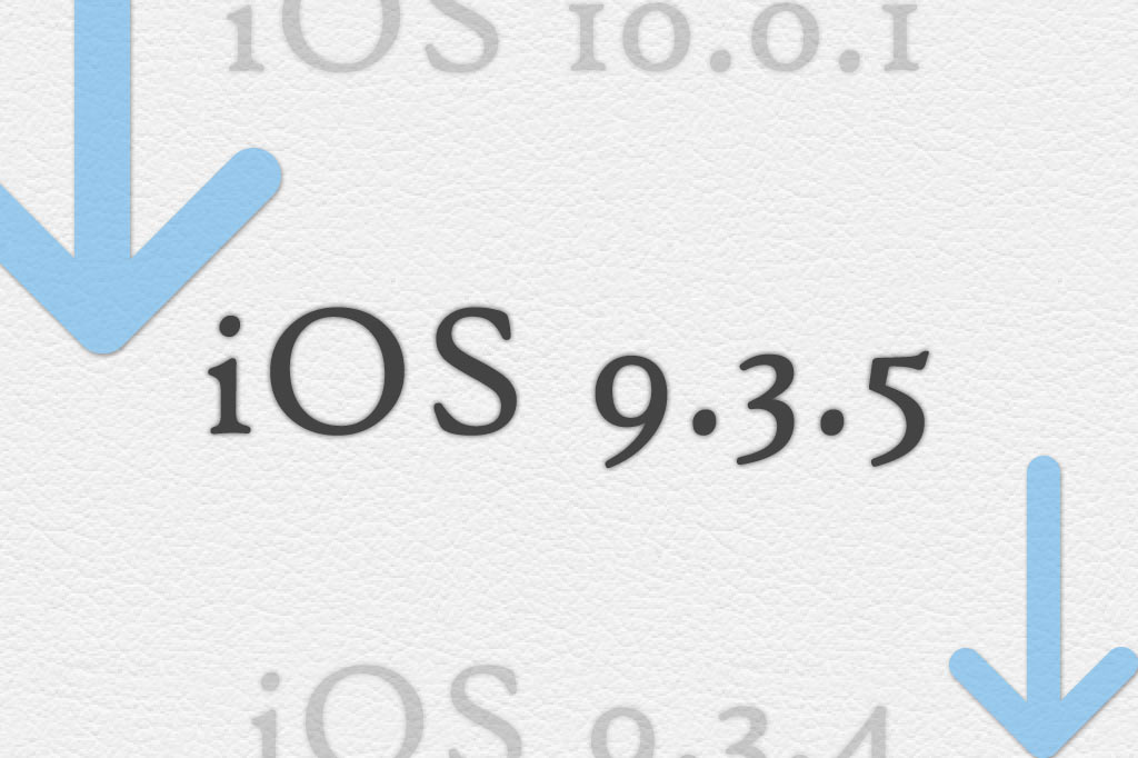 Ios10からios9 3 5に戻す方法 ダウングレードする方法 Ibitzedge