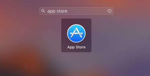 macでAppStoreアプリを起動させる